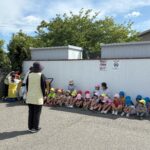 今月の避難訓練【火災】・花王健康教室【歯磨き】【身体洗い】